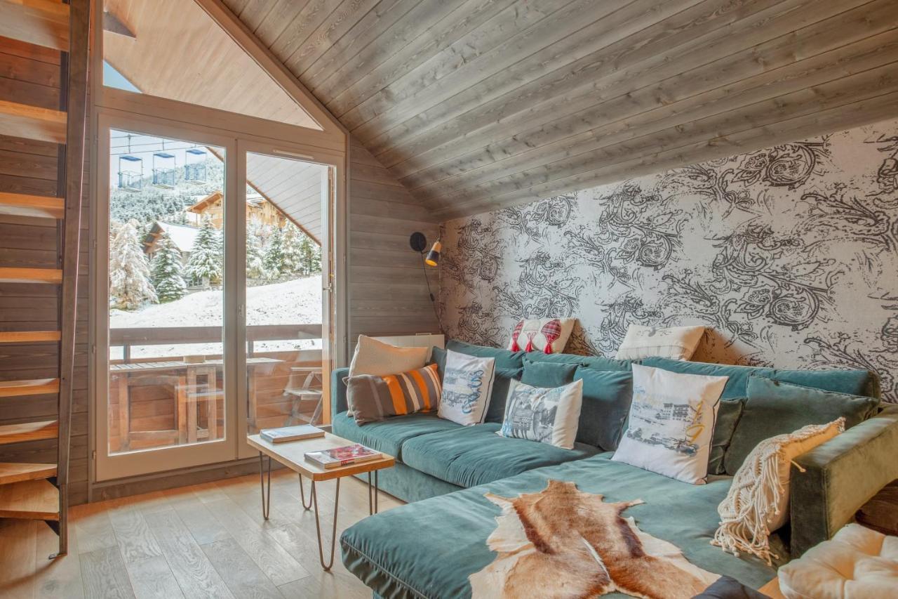 Appartement Spacieux L'Alpe D'Huez, Balcon Eksteriør billede
